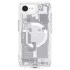 Spigen Ultra Hybrid Mag MagSafe dėklas Apple iPhone 17e / 16e, Zero One, baltas