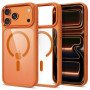 Tech-Protect Magmat MagSafe CC dėklas, skirtas Apple iPhone 17 Pro / 18 Pro, Cosmic Orange / clear