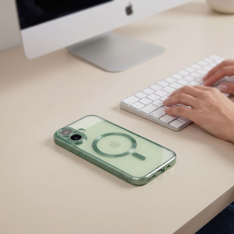 Tech-Protect MagFlex MagSafe dėklas Apple iPhone 17, Matte Sage