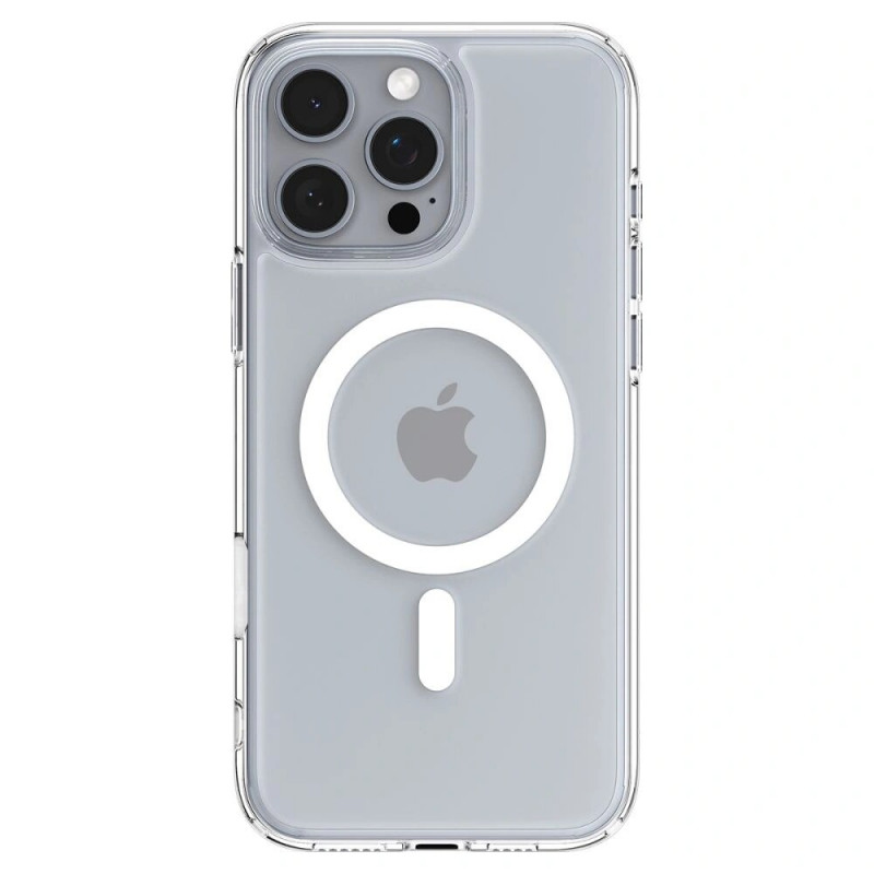 Spigen Ultra Hybrid T Mag MagSafe dėklas skirtas Apple iPhone 16 Pro, baltas