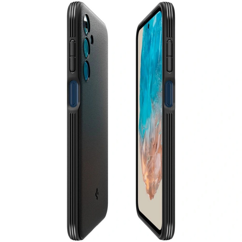 Spigen Essential SandBlast dėklas skirtas Samsung Galaxy M35 5G, matte black