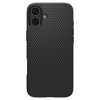 Spigen Liquid Air Spigen dėklas, skirtas Apple iPhone 16, matinė juoda