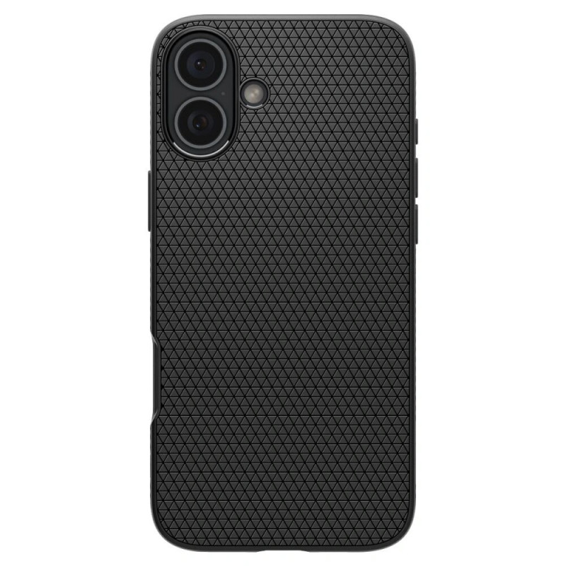Spigen Liquid Air Spigen dėklas, skirtas Apple iPhone 16, matinė juoda