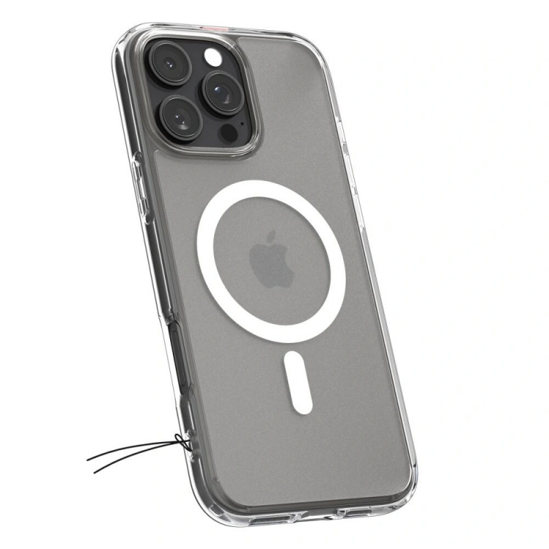 Spigen Ultra Hybrid Mag MagSafe dėklas skirtas Apple iPhone 16 Pro, Frost Clear