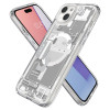 Spigen Ultra Hybrid Mag dėklas su MagSafe, skirtas Apple iPhone 15 Plus / 14 Plus, Zero One, baltas