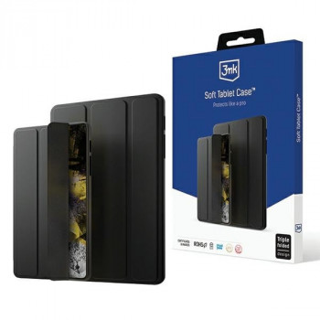 3MK Soft planšetinio kompiuterio dėklas, skirtas Xiaomi Pad 6, juodas