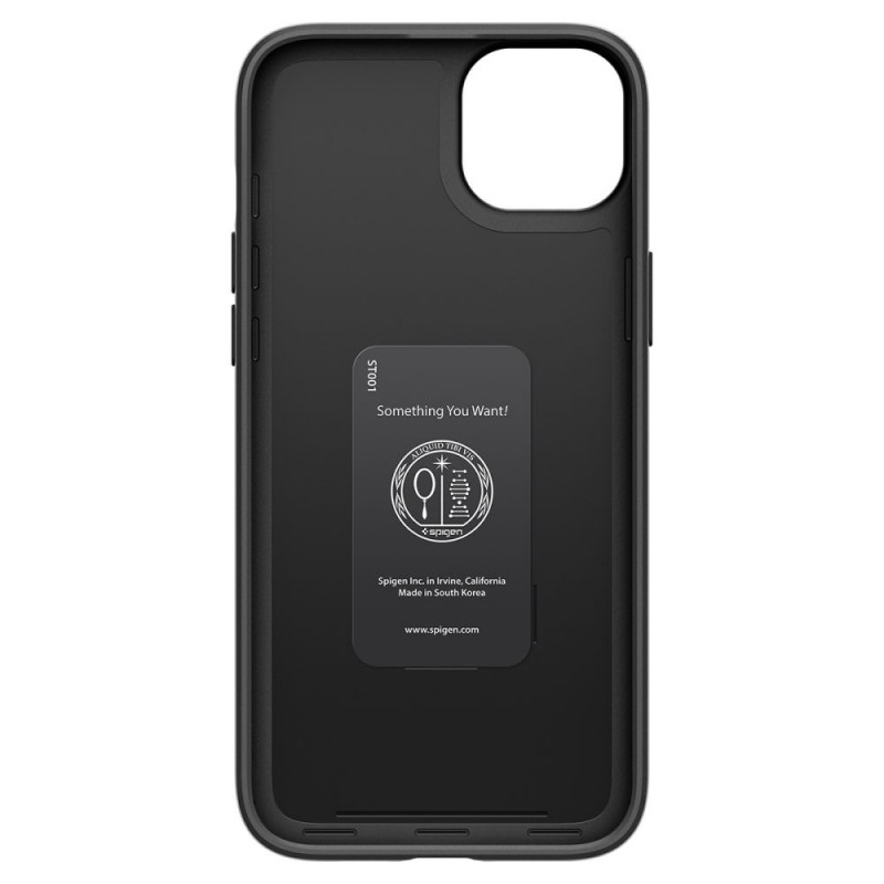 Spigen Thin Fit Spigen dėklas skirtas Apple iPhone 15 Plus / 14 Plus, juodas