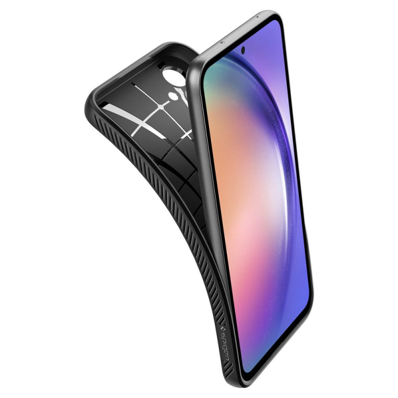 Spigen Liquid Air Spigen dėklas, skirtas Samsung Galaxy A54 5G, matinė juoda