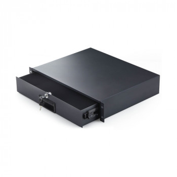 StarTech.com 3U rakinama serverinės spintos stalčius, 19" tvirtinimas, plienas, 10 kg, juodas (3U-RACK-MOUNT-DRAWER)