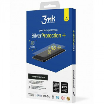3MK Silver Protect+ Apple iPhone 15 Plus / 14 Plus priešmikrobinė ekrano apsauginė plėvelė