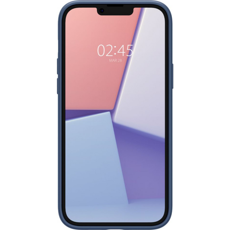 Spigen Silicone Fit Mag (ACS04921) MagSafe dėklas Apple iPhone 14 Plus / 15 Plus, Navy Blue