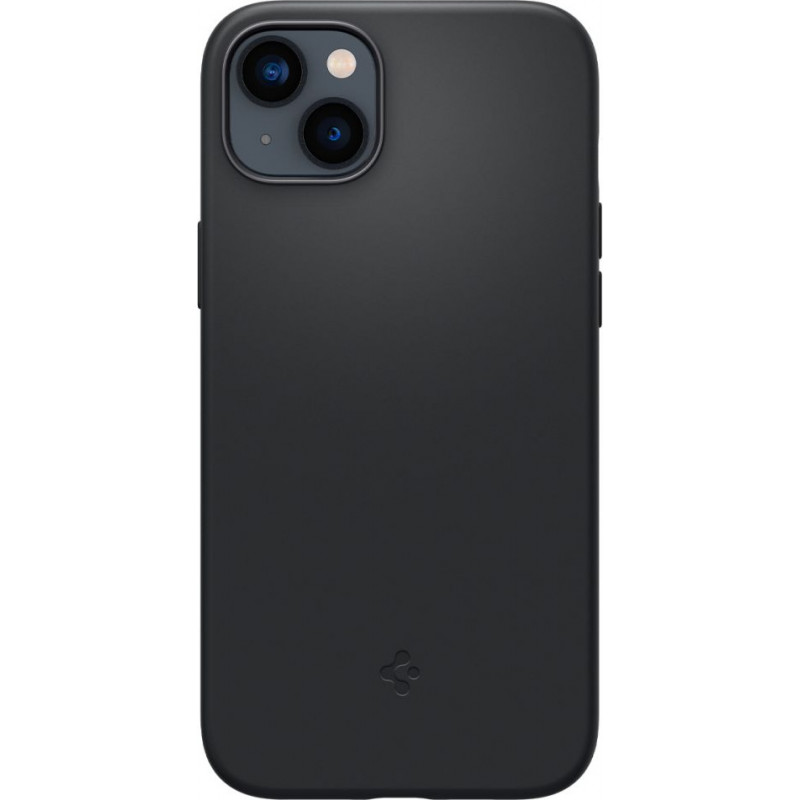 Spigen Silicone Fit Mag (ACS04920) MagSafe dėklas, skirtas Apple iPhone 14 Plus / 15 Plus, juodas