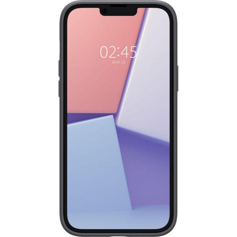 Spigen Silicone Fit Mag (ACS04920) MagSafe dėklas, skirtas Apple iPhone 14 Plus / 15 Plus, juodas