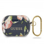 Guess Flower Collection N.3 dėklas Apple AirPods Pro, mėlynas (GUE554BLU)