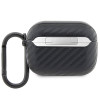 BMW Carbon Double Metal Logo BMAPWMPUCA2 juodas dangtelis Apple AirPods Pro įkrovimo dėklui