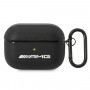 Mercedes-AMG AMAPSLWK Apple AirPods Pro užvalkalas AMG Leather Big Logo, juodas