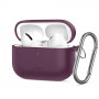 Tech-Protect Silicone Hook THP6103 Apple AirPods Pro 3 įkrovimo dėklo apvalkalas, Burgundy