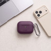Tech-Protect Silicone Hook THP6103 Apple AirPods Pro 3 įkrovimo dėklo apvalkalas, Burgundy