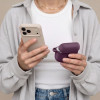 Tech-Protect Silicone Hook THP6103 Apple AirPods Pro 3 įkrovimo dėklo apvalkalas, Burgundy