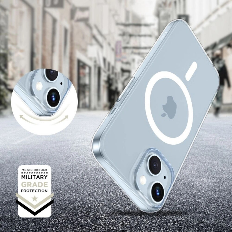 Tech-Protect FlexAir MagSafe THP3578 dėklas Apple iPhone 15, permatomas