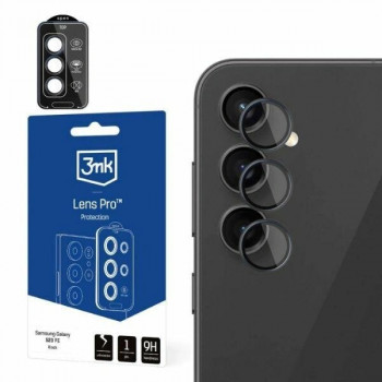 3MK Lens Protection Pro Samsung Galaxy S23 FE fotoaparato objektyvo apsauga, juoda