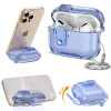 Tech-Protect Bounce Pro silikoninis Apple AirPods Pro 3 įkrovimo dėklo dangtelis, permatomas