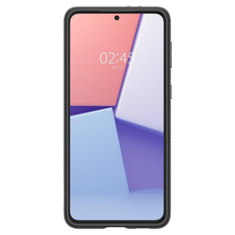Spigen Liquid Air Spigen dėklas, skirtas Samsung Galaxy S21, matinė juoda