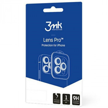 3MK Lens Protection Pro Apple iPhone 15 Pro, sidabrinis
