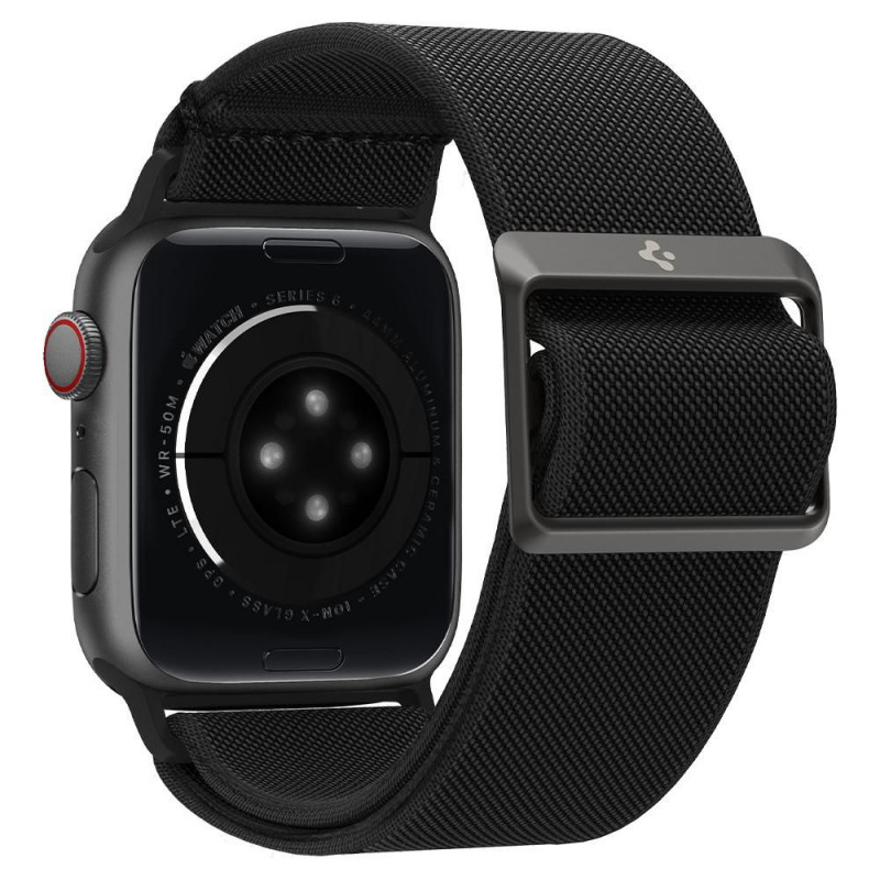 Spigen Fit Lite apyrankė, skirta Apple Watch 4/5/6/7/SE/8/9/Ultra 44/45/49 mm, juoda
