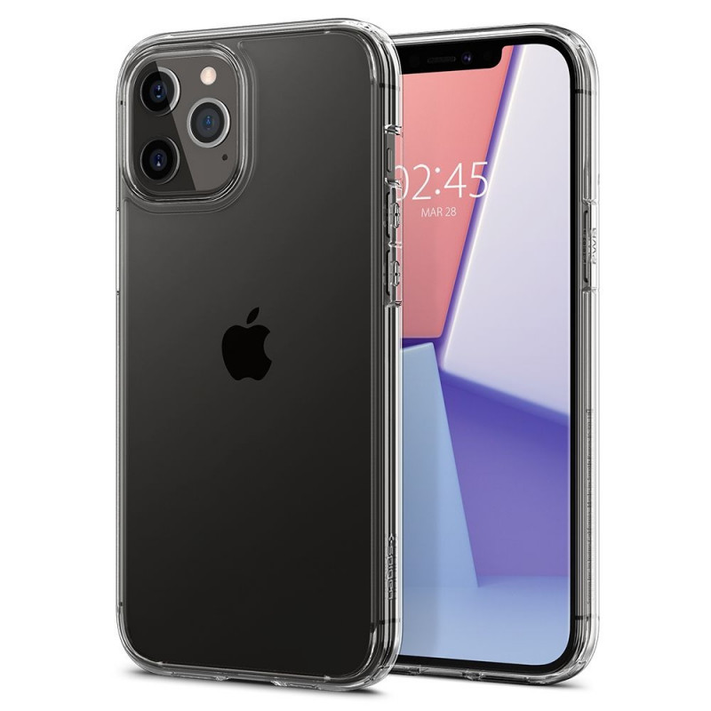 Spigen Ultra Hybrid dėklas, skirtas Apple iPhone 12 / 12 Pro, Crystal Clear