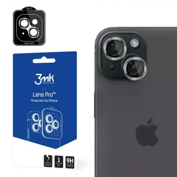 3MK Lens Protection Pro fotoaparato objektyvo stiklas Apple iPhone 15 Plus, alpine green