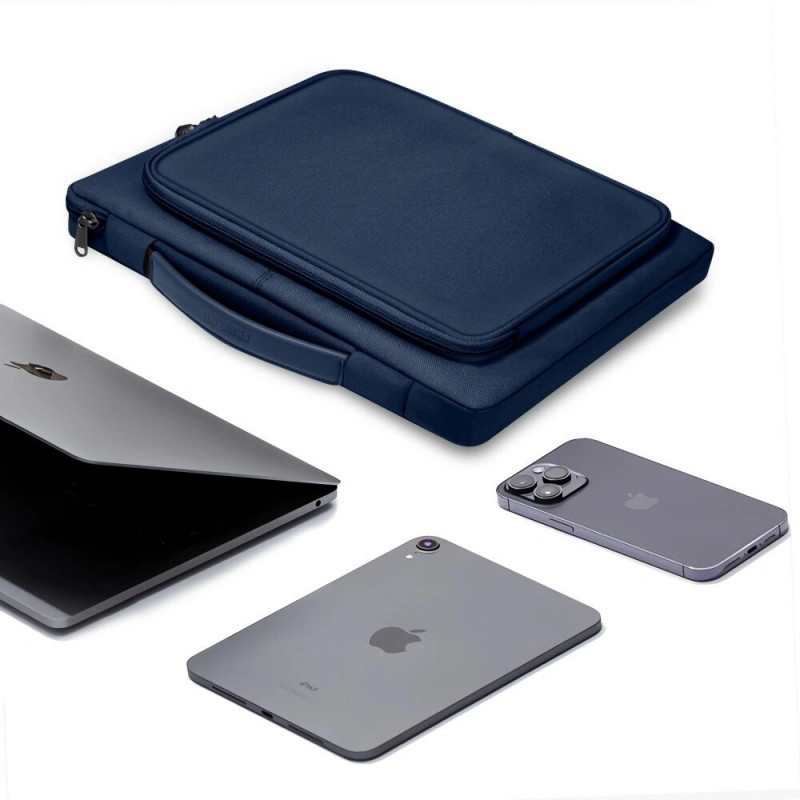 Nešiojamojo kompiuterio rankinė Tech-Protect Basic Bag 15-16", Navy Blue