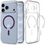 Spigen Ultra Hybrid MagSafe dėklas Apple iPhone 17 Pro / 18 Pro, Clear/burgundy
