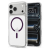 Spigen Ultra Hybrid MagSafe dėklas Apple iPhone 17 Pro / 18 Pro, Clear/burgundy