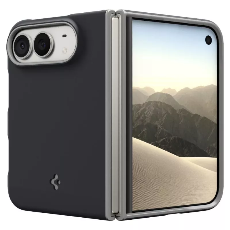 Spigen Nano Pop Mag MagSafe dėklas skirtas Apple iPhone Duo, Black Sesame