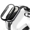 Tech-Protect Defense360 dėklas su grūdintu stiklu, skirtas Xiaomi Smart Band 9 / 9 NFC, juodas
