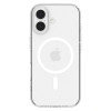 Spigen Liquid Crystal Mag MagSafe dėklas, skirtas Apple iPhone 17, Clear/White