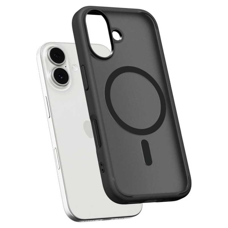 Spigen Ultra Hybrid Mag MagSafe ACS10383 dėklas skirtas Apple iPhone 17, Frost Black