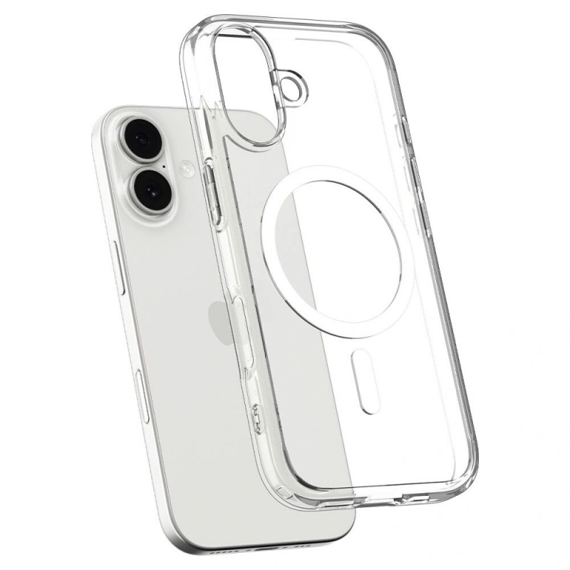 Spigen Ultra Hybrid Mag MagSafe ACS10380 dėklas skirtas Apple iPhone 17, Clear/White