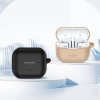 Tech-Protect Silicone Hook dėklas Samsung Galaxy Buds 3 / 3 Pro ausinukams, Cafe Latte