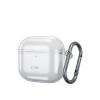 Tech-Protect Flexair Apple AirPods 4 ausinių dėklas, permatomas