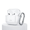 Tech-Protect Flexair Apple AirPods 4 ausinių dėklas, permatomas