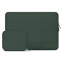 Tech-Protect NeoSlim 13-14" nešiojamojo kompiuterio dėklas su priedų krepšeliu, Midnight Green
