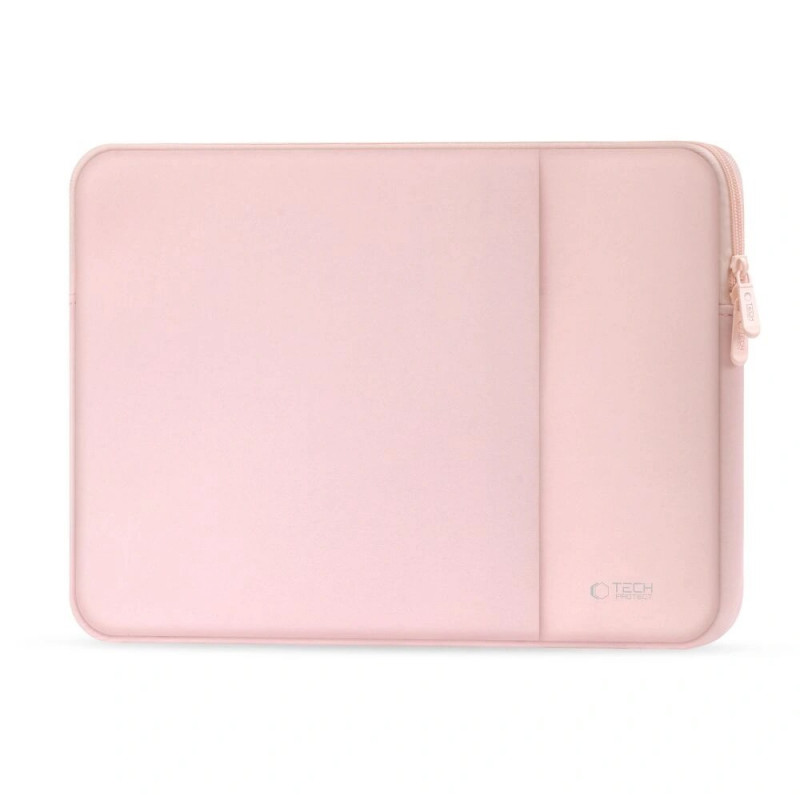 Tech-Protect Neoprene 13" nešiojamojo kompiuterio dėklas, Dusty Rose (rožinis)