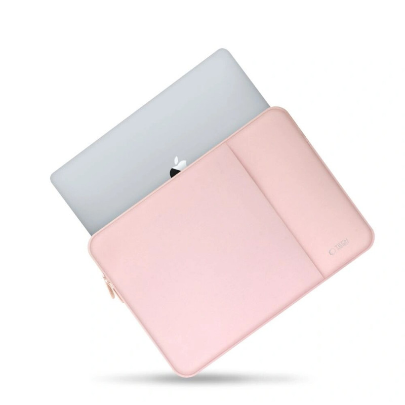 Tech-Protect Neoprene 13" nešiojamojo kompiuterio dėklas, Dusty Rose (rožinis)