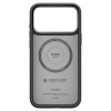 Spigen Enzo Aramid T Mag MagSafe dėklas, skirtas Apple iPhone 17 Pro / 18 Pro, juodas/sidabrinis