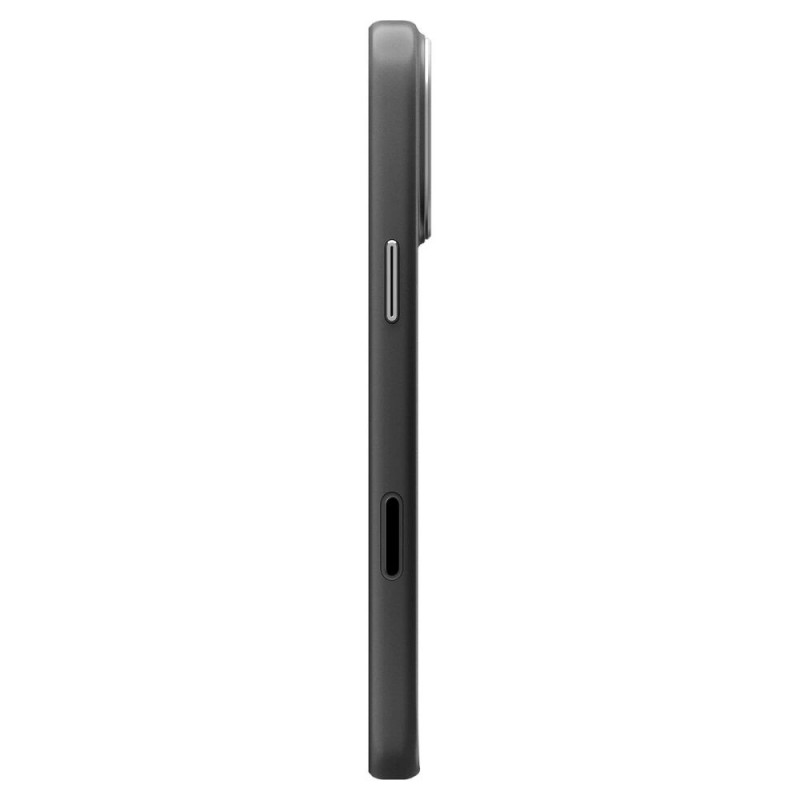 Spigen Enzo Aramid T Mag MagSafe dėklas, skirtas Apple iPhone 17 Pro / 18 Pro, juodas/sidabrinis