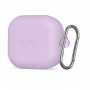 Tech-Protect Silicone Hook ausinukų dėklas, skirtas Samsung Galaxy Buds 4 / 4 Pro, levandų spalvos