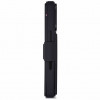 Decoded Textured Silicone Detachable Wallet dėklas su atlenkiamu viršeliu Apple iPhone 18 Pro / iPhone 17 Pro, phantom black