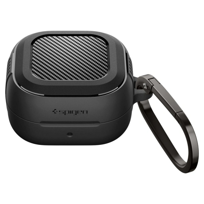 Spigen Rugged Armor ausinukų dėklas Samsung Galaxy Buds 4 / 4 Pro, Matte Black